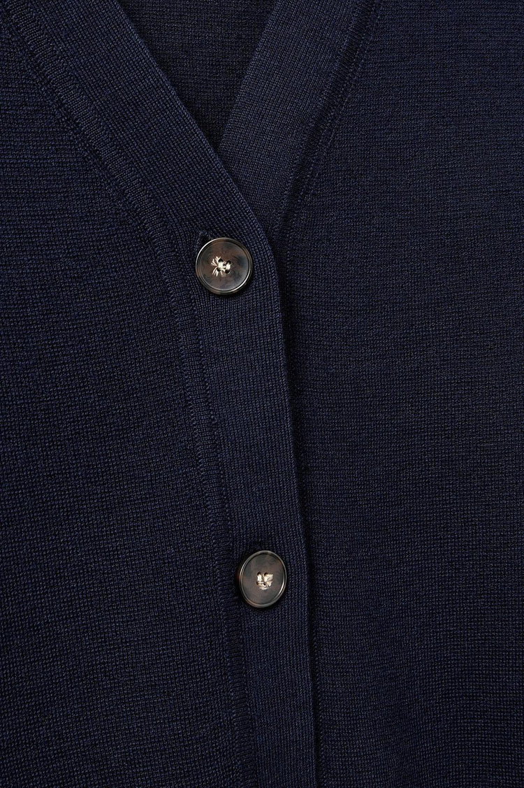 The Garment-Bergen dad cardigan navy-dgallerystore