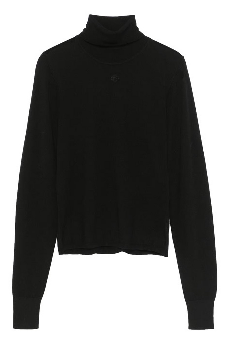 The Garment-Bergen turtleneck blouse black-dgallerystore