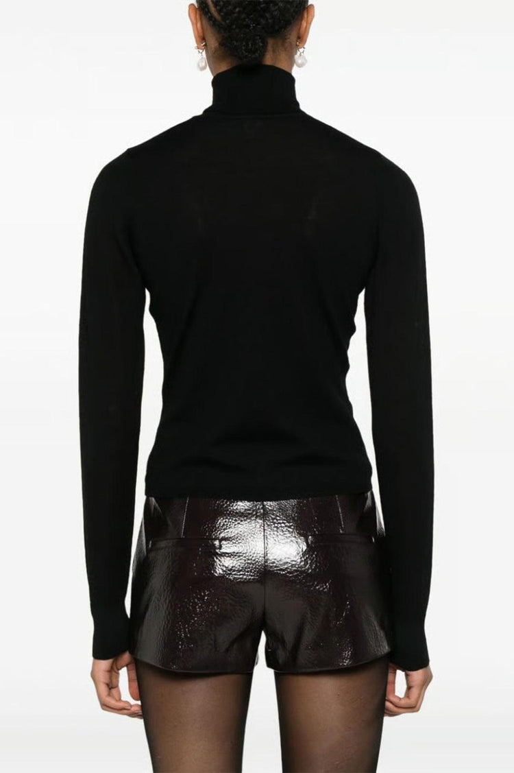 The Garment-Bergen turtleneck blouse black-dgallerystore