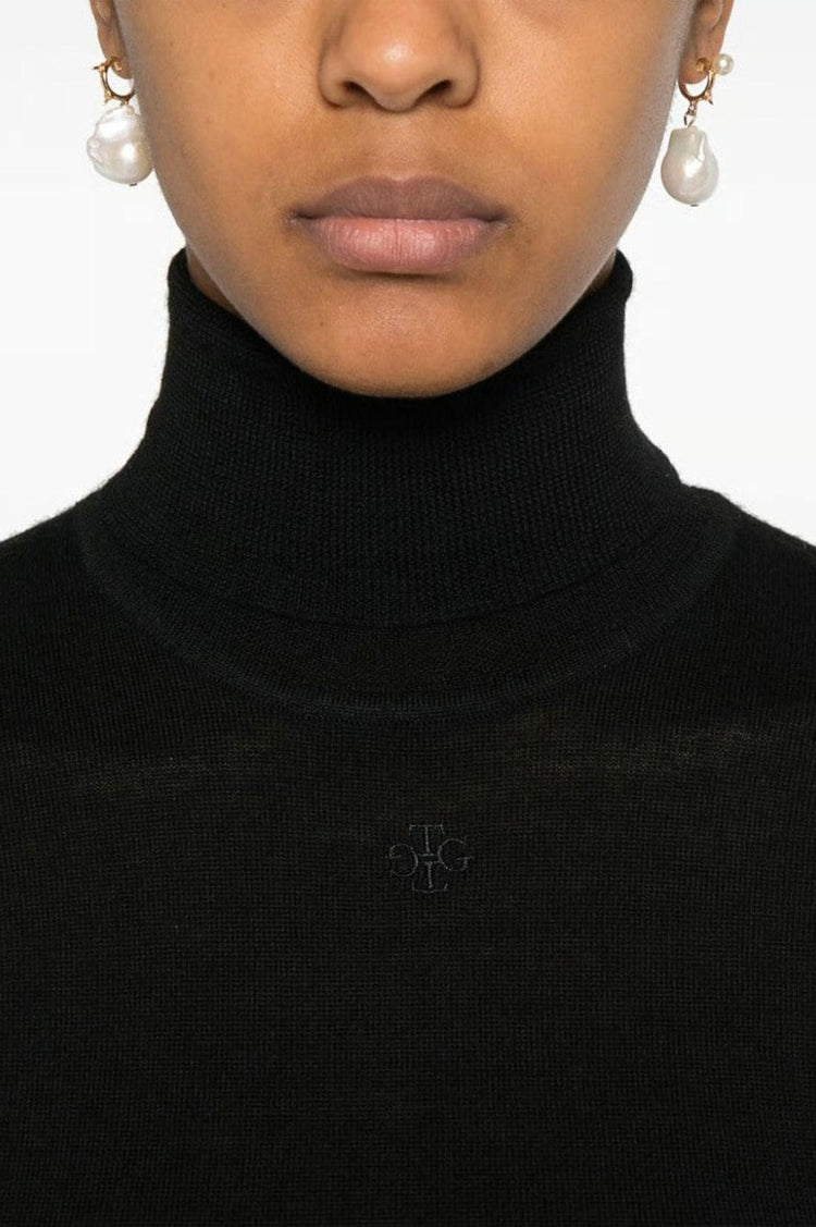 The Garment-Bergen turtleneck blouse black-dgallerystore