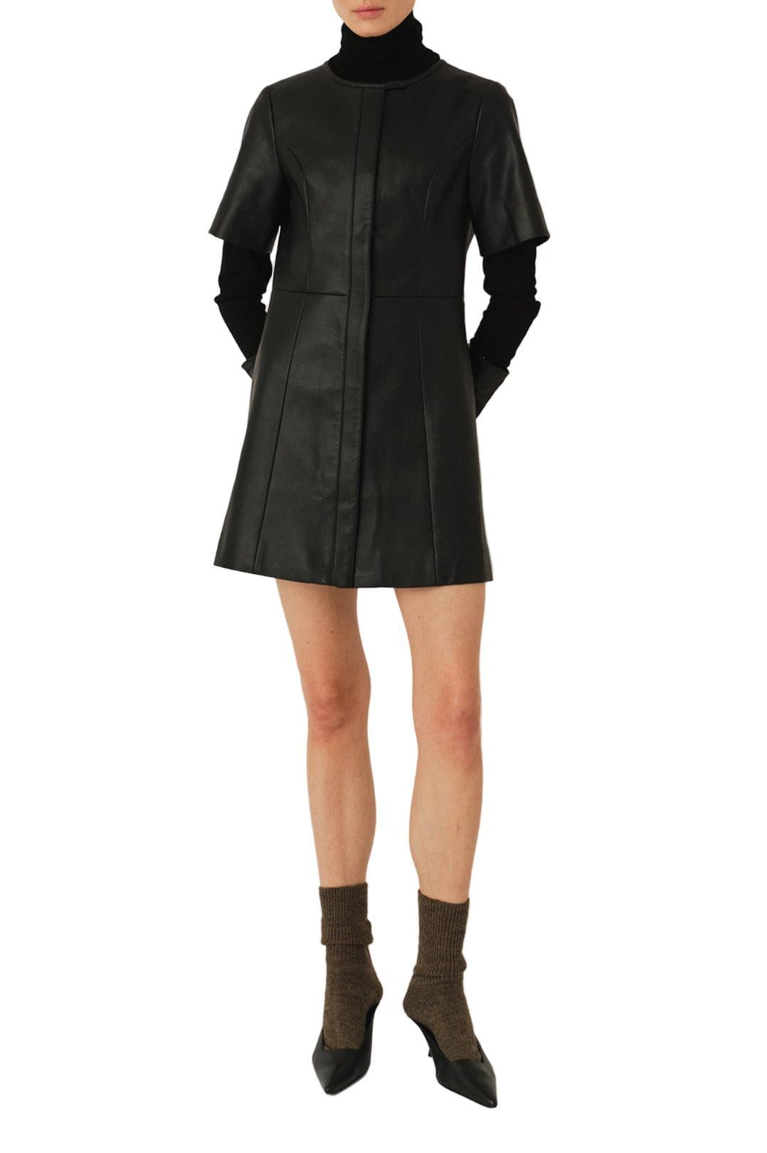 knee length dresses for ladies The Garment - Brooklyn mini dress black