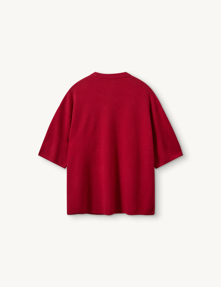 The Garment-Como Oversized Tee Red-dgallerystore