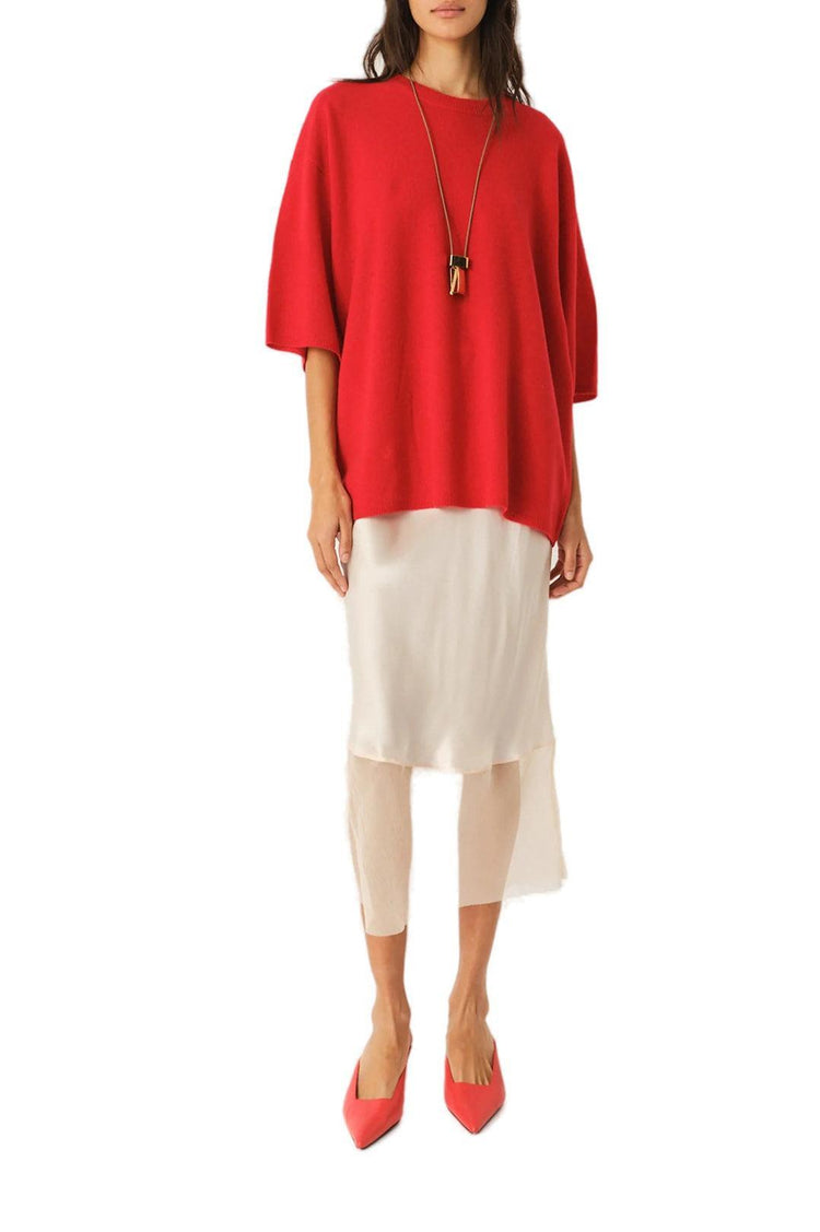 The Garment-Como Oversized Tee Red-dgallerystore