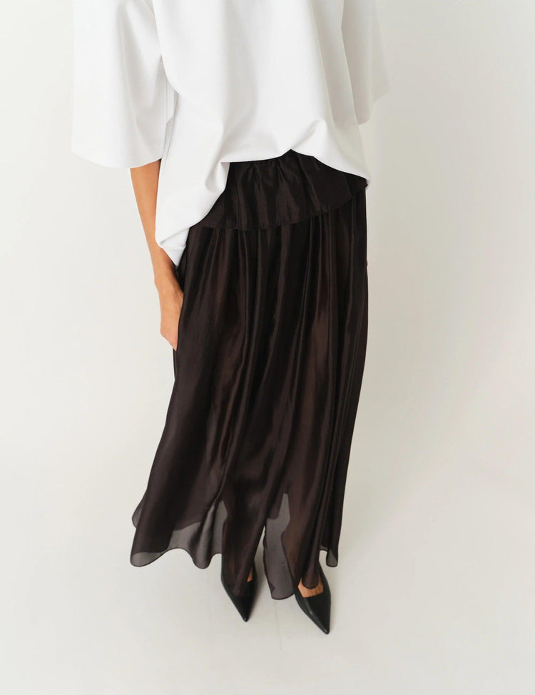The Garment-Gilian Maxi Skirt Black-dgallerystore