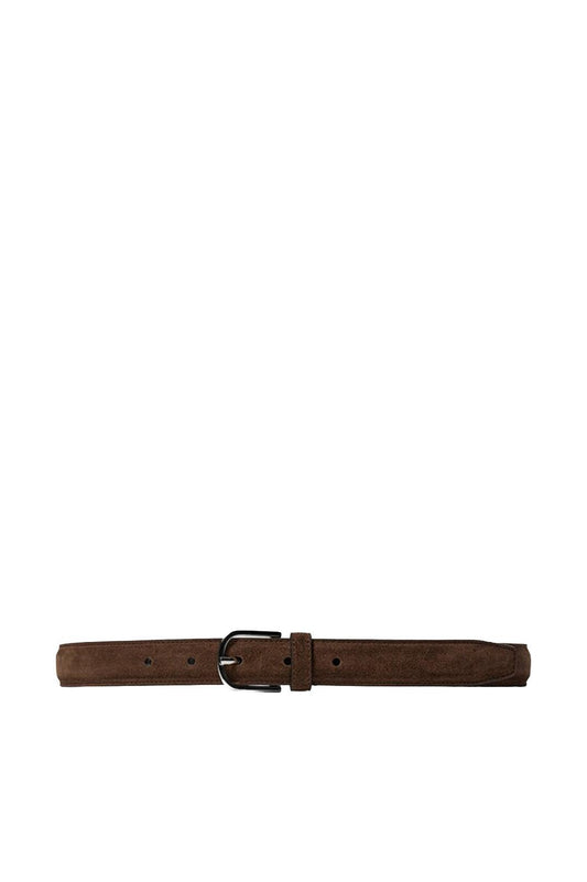 The Garment-Kaja Belt Brown Suede-dgallerystore