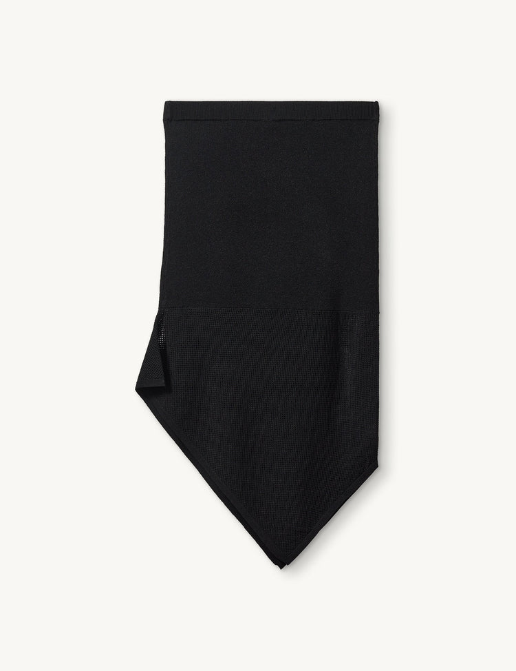 The Garment-Madison Asymmetric Skirt Black-dgallerystore
