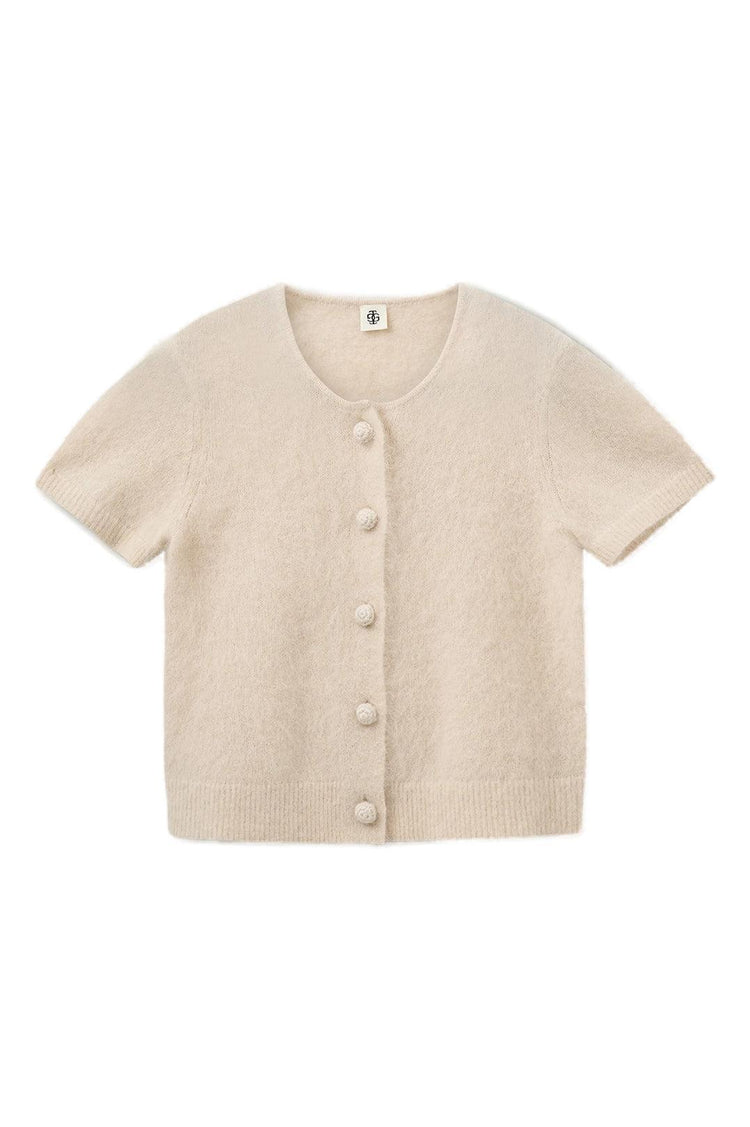 The Garment-Roma Mini Cardigan Champagne-dgallerystore