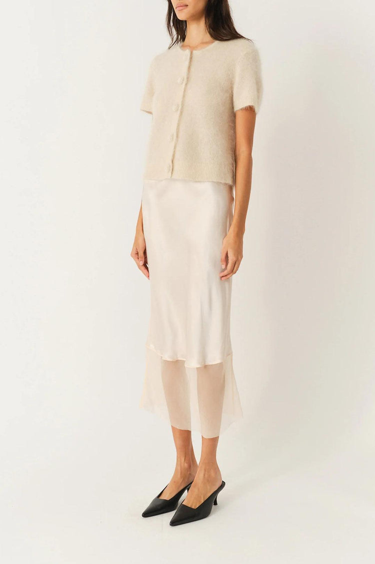 The Garment-Roma Mini Cardigan Champagne-dgallerystore