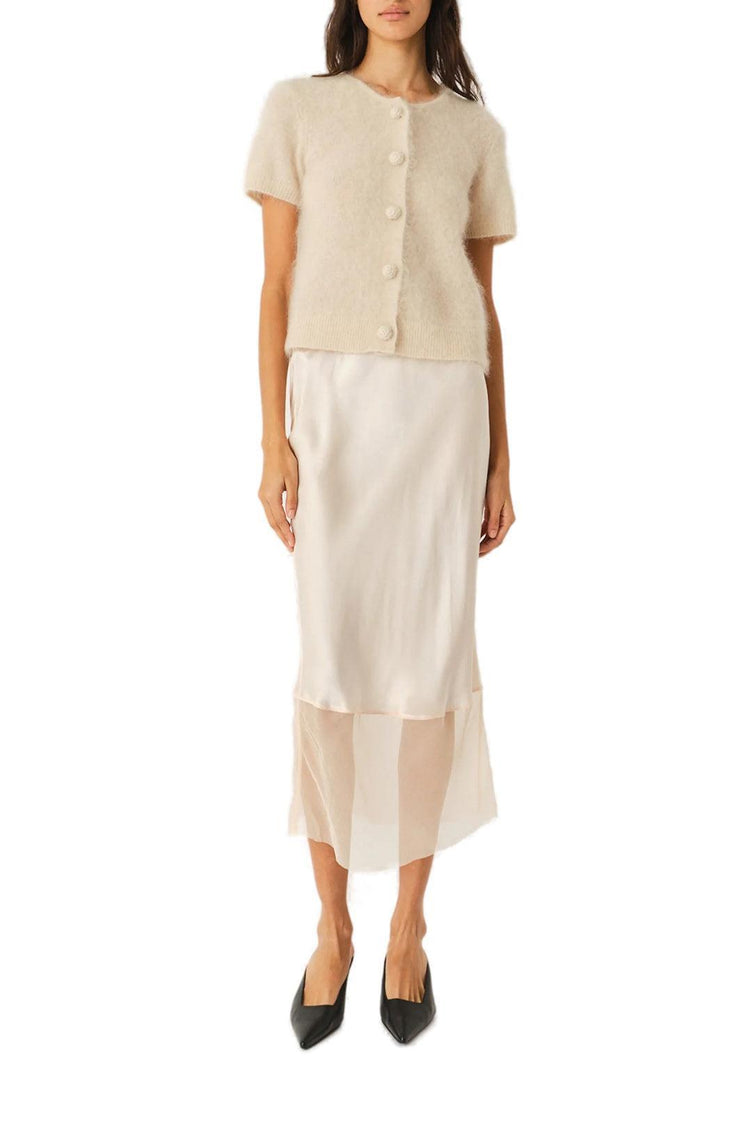 The Garment-Roma Mini Cardigan Champagne-dgallerystore