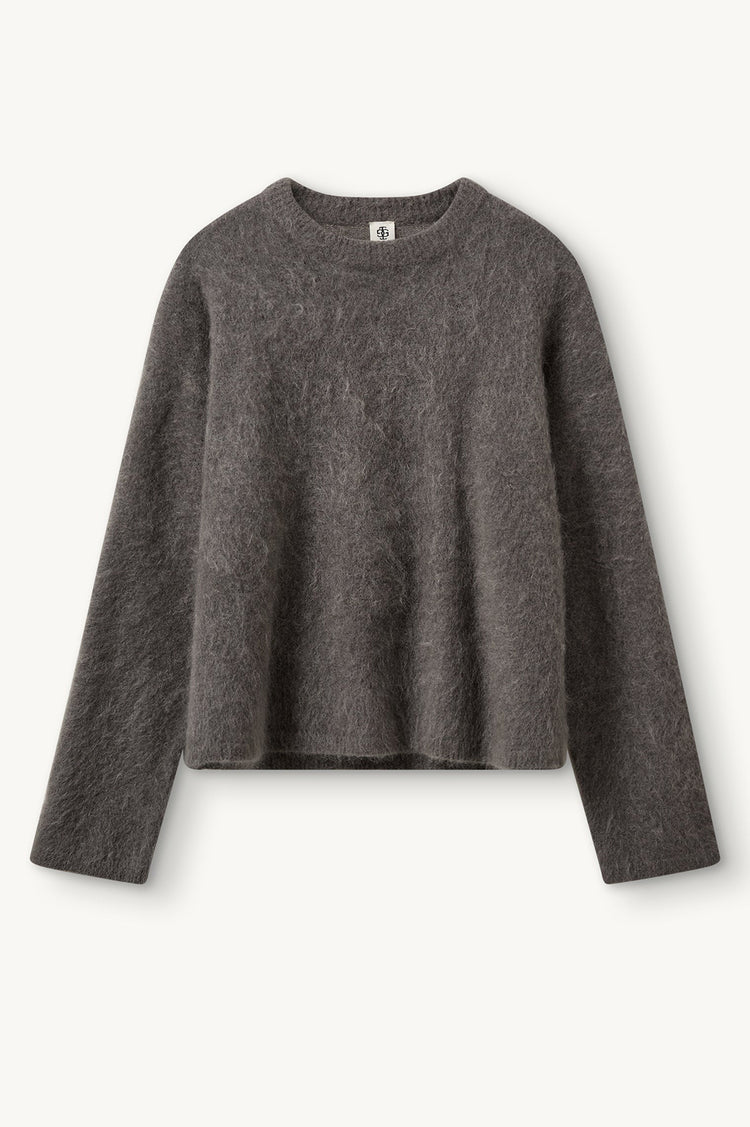 The Garment-Roma boyfriend sweater grey melange-dgallerystore
