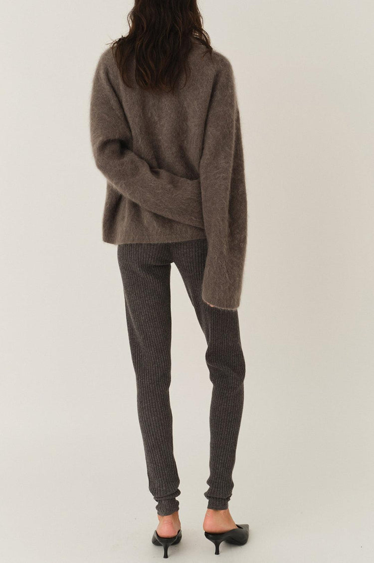 The Garment-Roma boyfriend sweater grey melange-dgallerystore