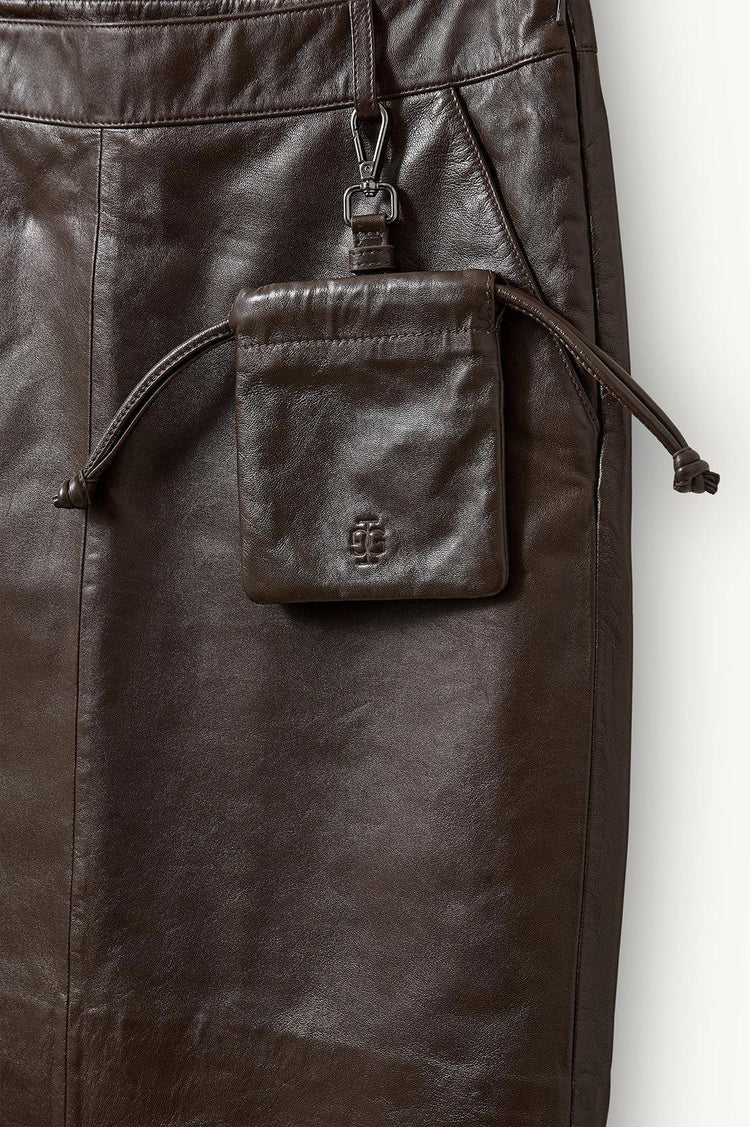 The Garment-Soho skirt chocolate-dgallerystore