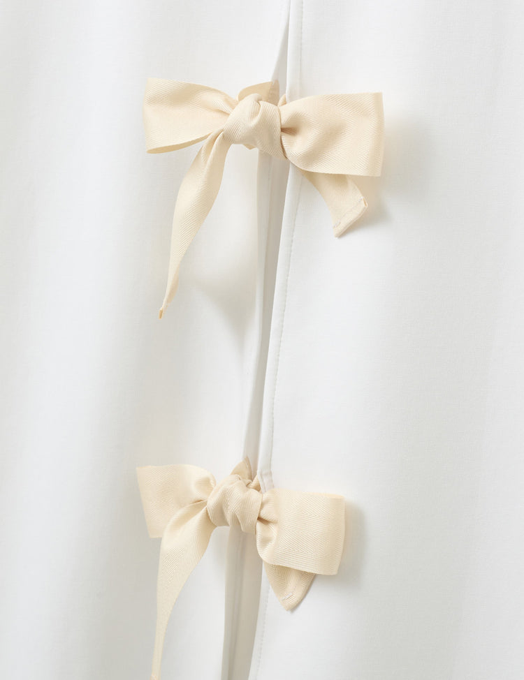 The Garment-TG Bow Tee White-dgallerystore