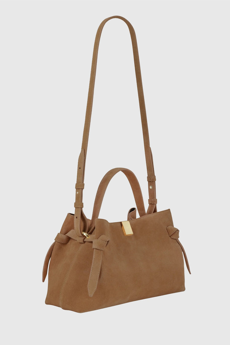 Yuzefi-Gyoza Cognac Suede-dgallerystore