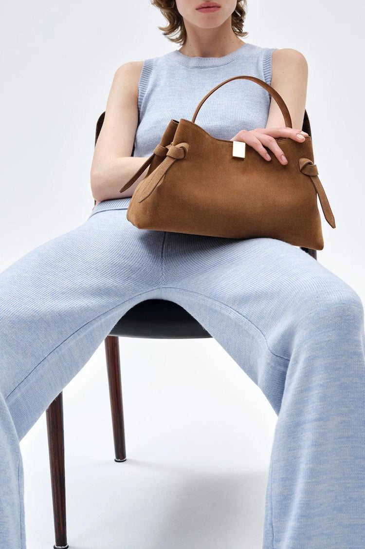 Yuzefi-Gyoza Cognac Suede-dgallerystore