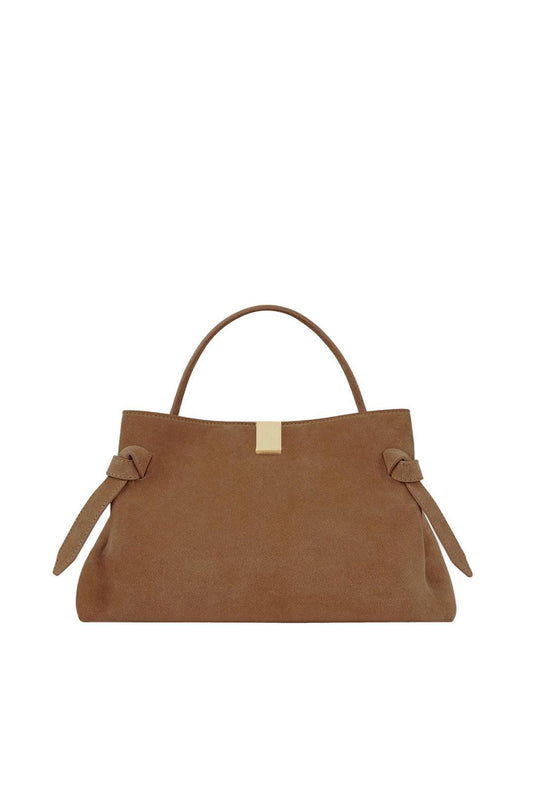 Yuzefi-Gyoza Cognac Suede-dgallerystore