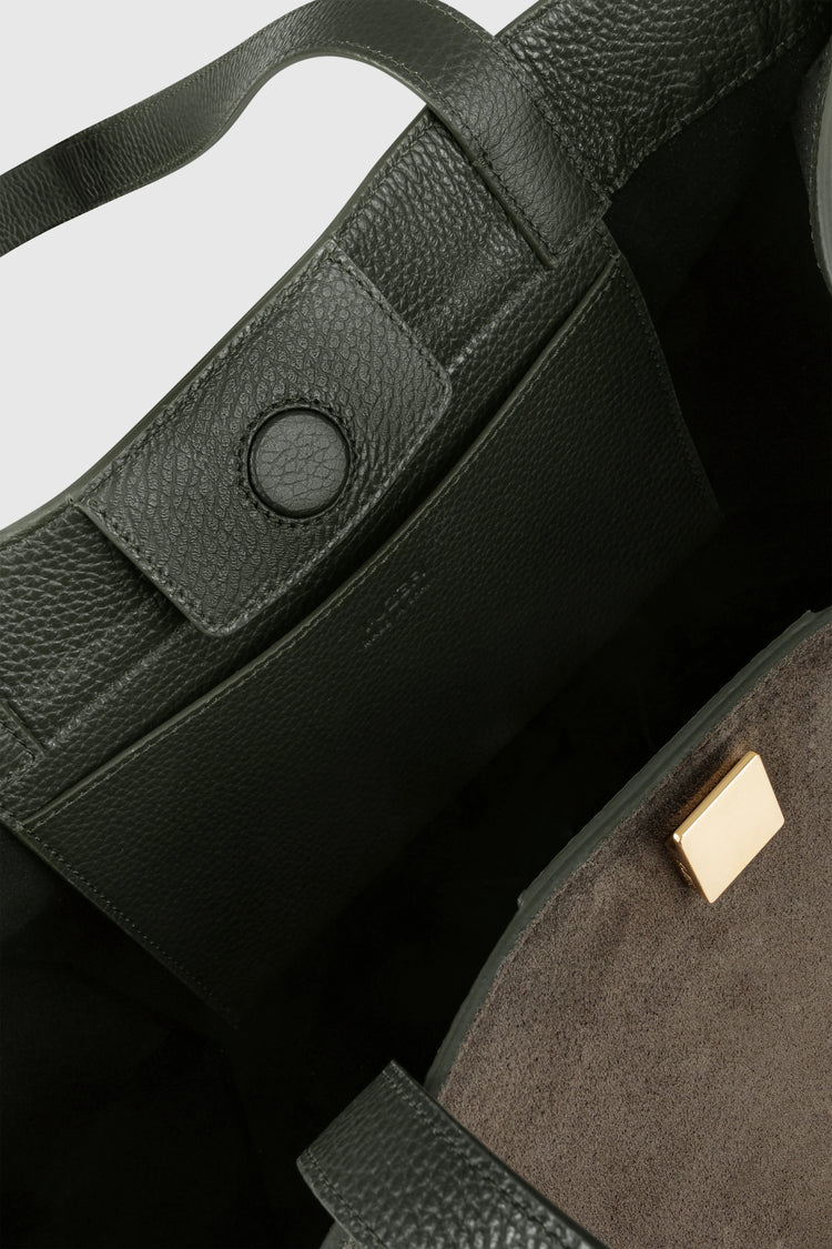 Yuzefi-Gyoza tote Agave Suede-dgallerystore