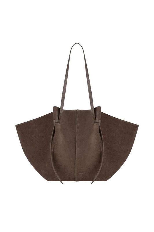 Yuzefi-Large mochi nutmeg suede-dgallerystore