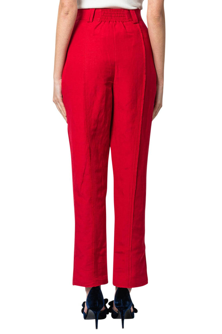 Aje-Linen high-waist trousers-dgallerystore