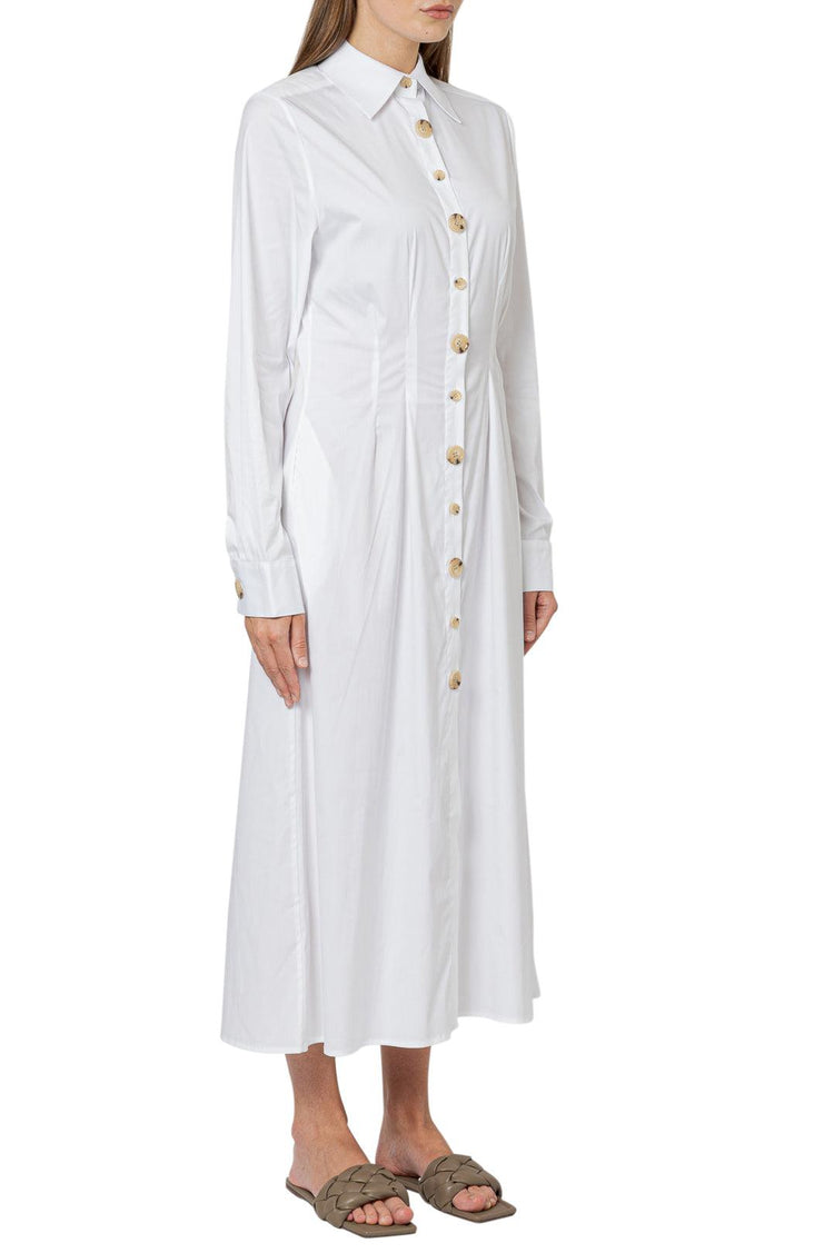 Anna Quan-Flared long shirt-dress-dgallerystore