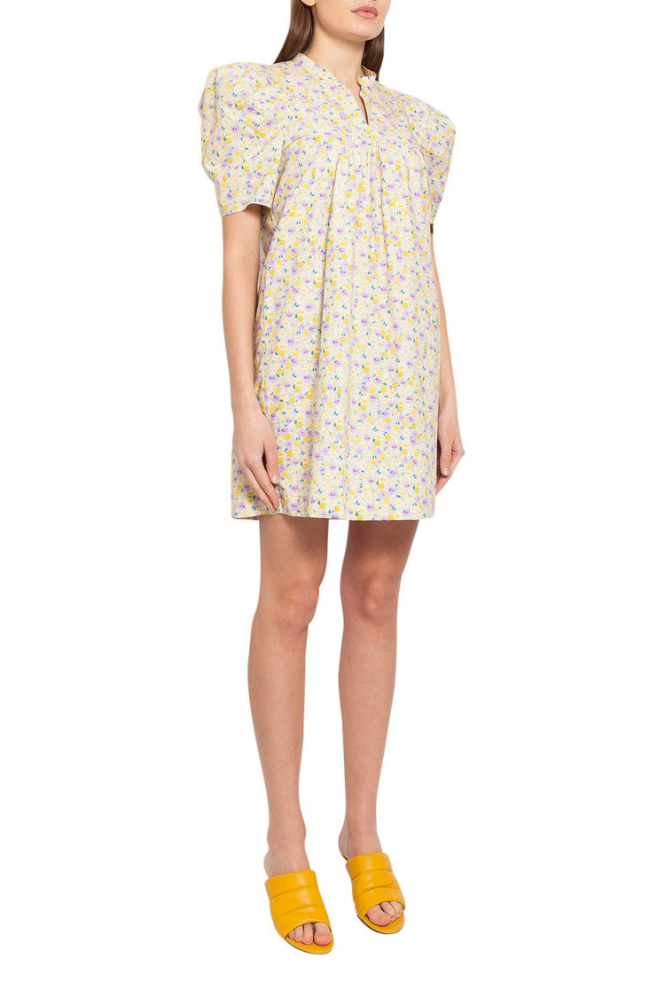 Baum Und Pferdgarten-Floral pattern flared mini-dress-dgallerystore