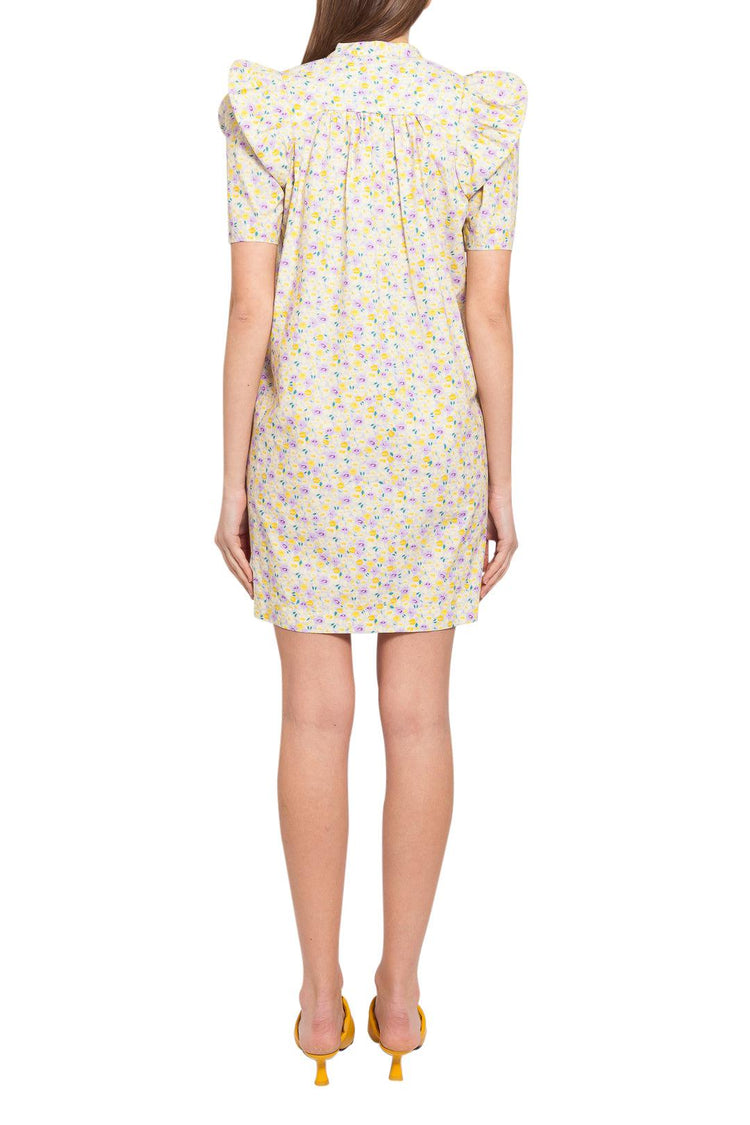 Baum Und Pferdgarten-Floral pattern flared mini-dress-dgallerystore