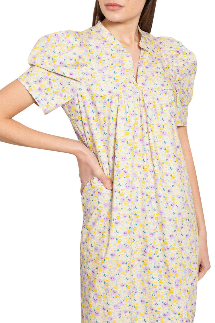 Baum Und Pferdgarten-Floral pattern flared mini-dress-dgallerystore