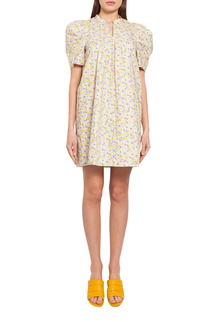 Baum Und Pferdgarten-Floral pattern flared mini-dress-dgallerystore