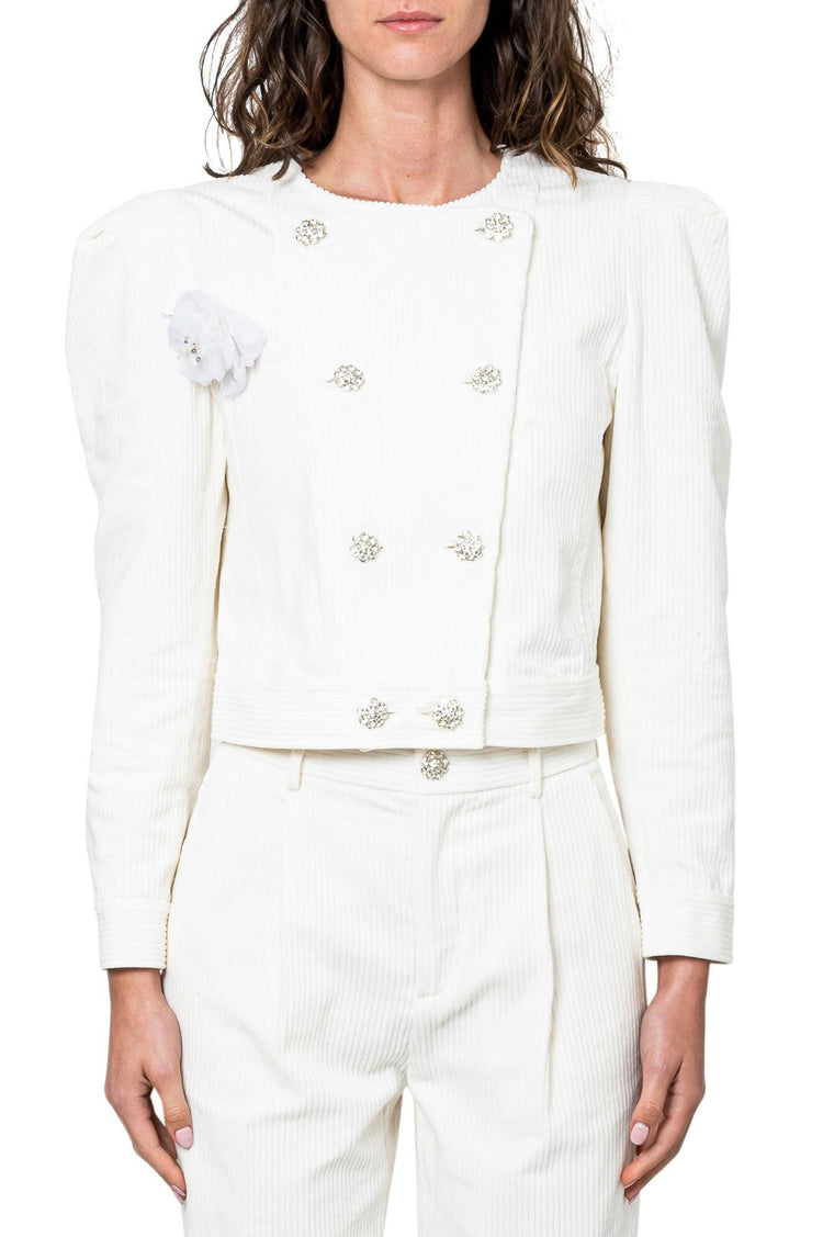 Custommade-Corduroy double-breasted jacket-dgallerystore