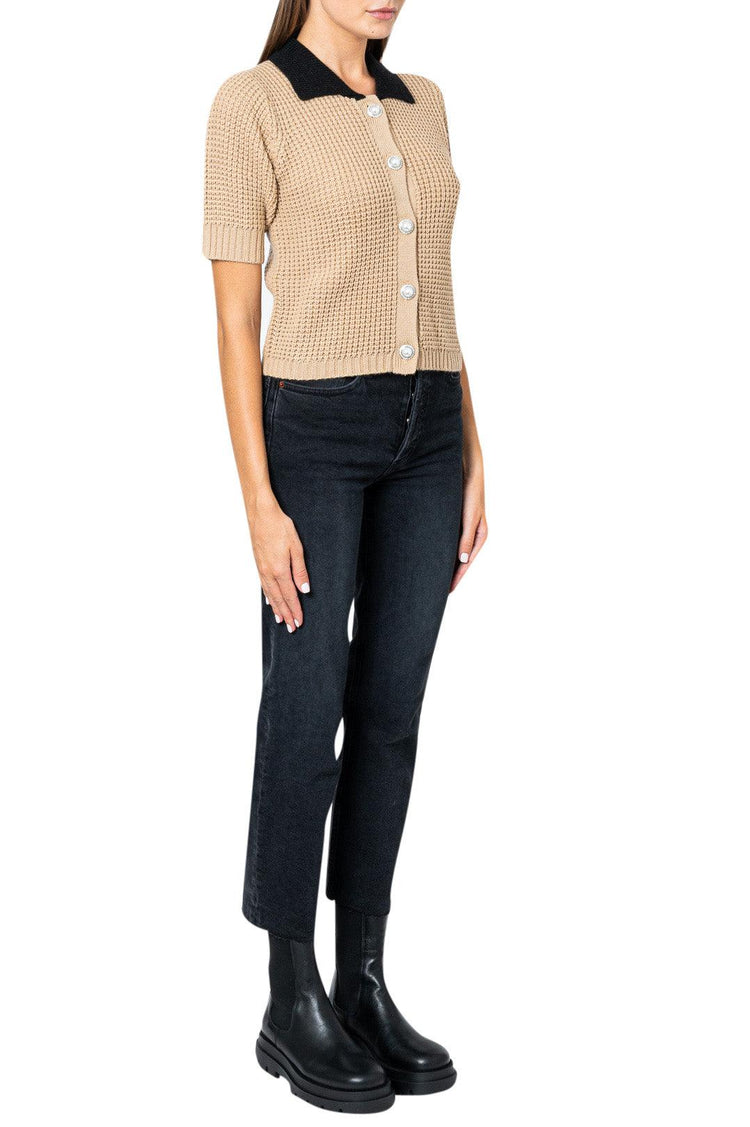 Custommade-Knit wool sweater top-dgallerystore