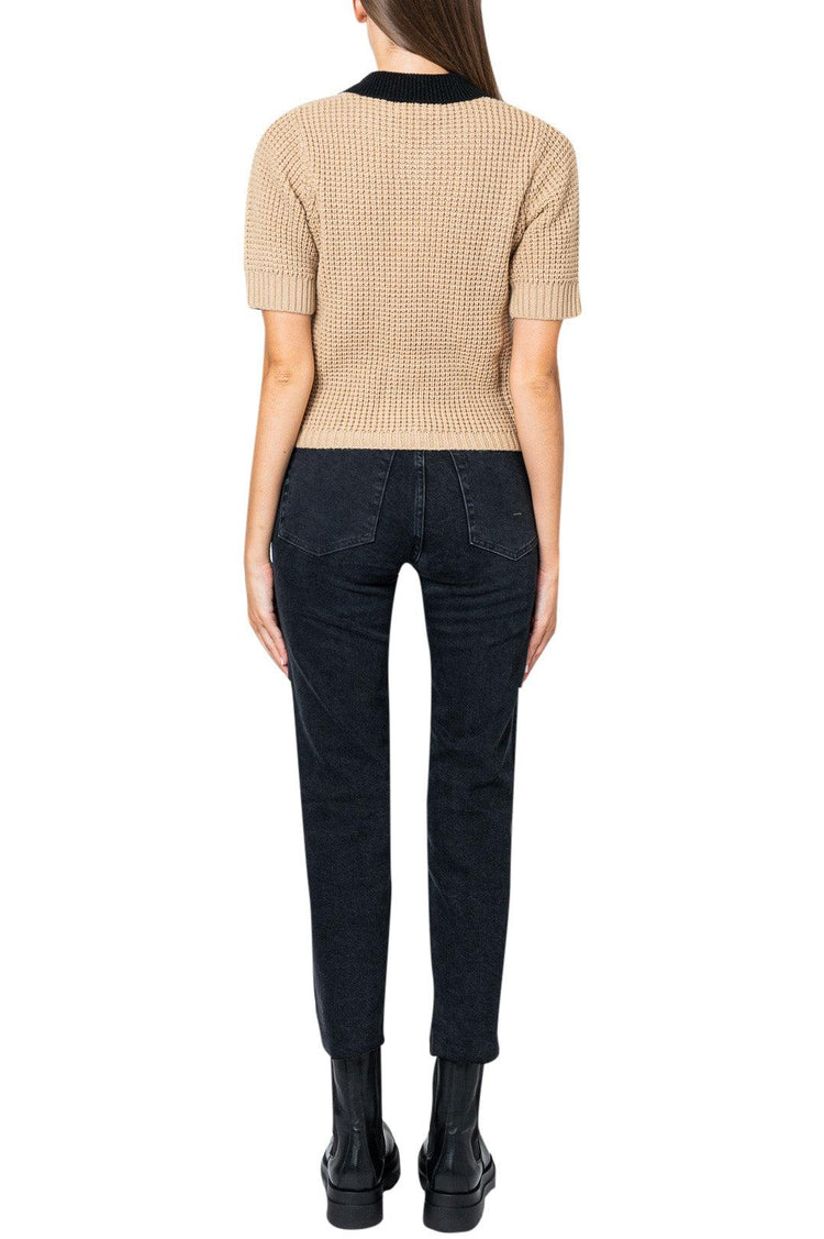 Custommade-Knit wool sweater top-dgallerystore