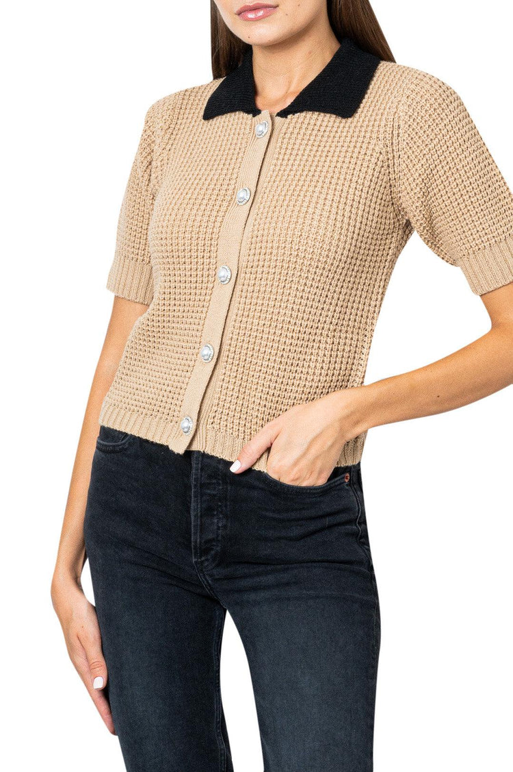 Custommade-Knit wool sweater top-dgallerystore