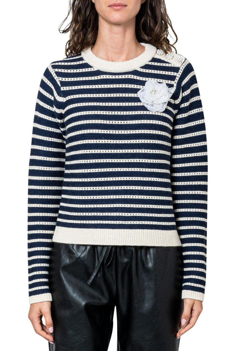 Custommade-Striped wool sweater-dgallerystore