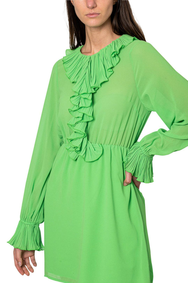 Designers Remix-RUFFLED MINI DRESS-dgallerystore