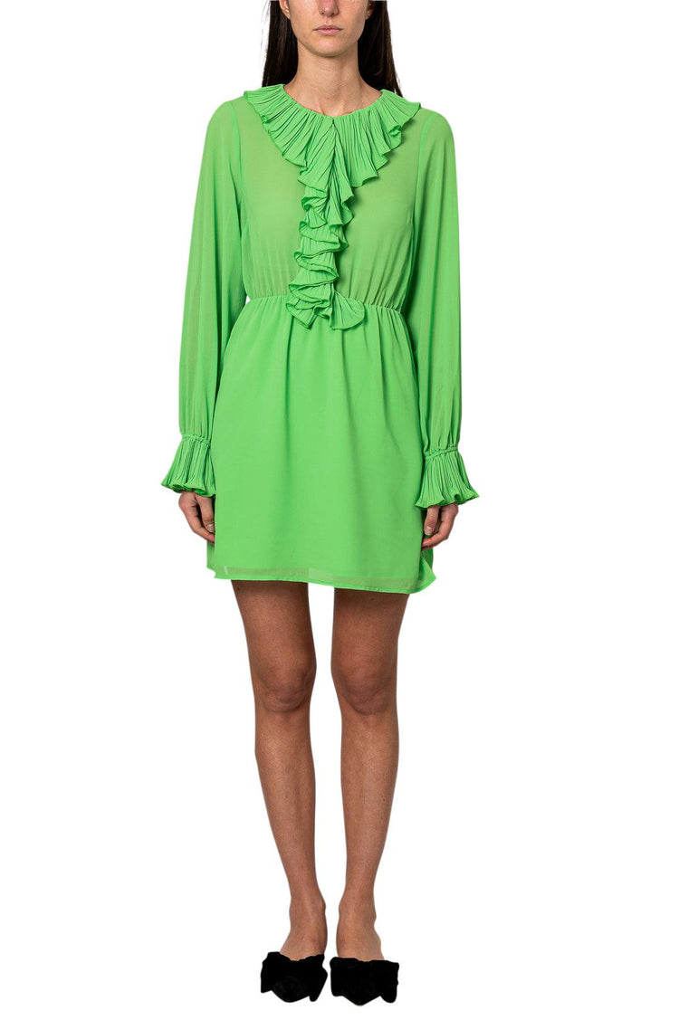 Designers Remix-RUFFLED MINI DRESS-dgallerystore