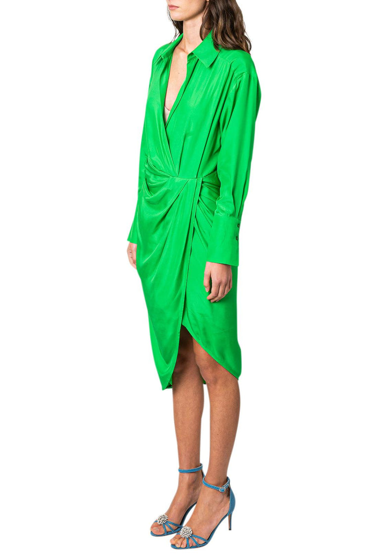 Gauge81-Ruffled flared midi-dress-dgallerystore