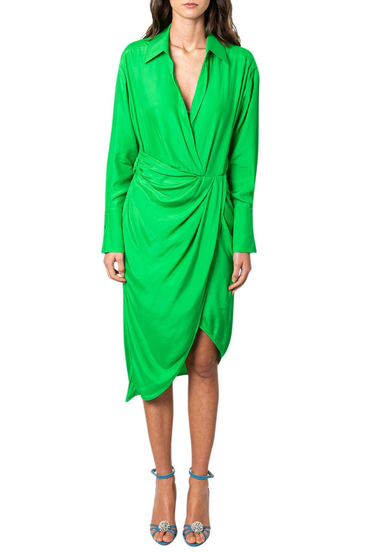 Gauge81-Ruffled flared midi-dress-dgallerystore