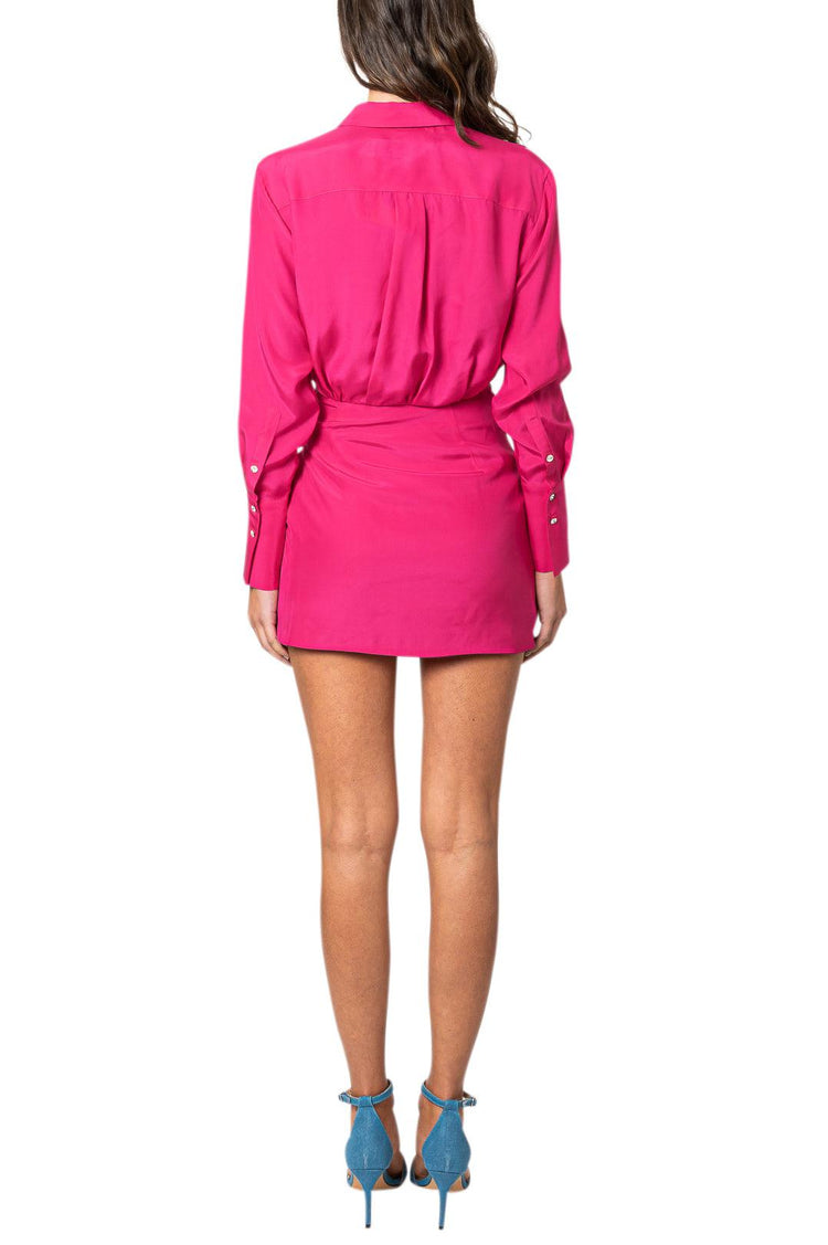 Gauge81-Ruffled flared mini-dress-dgallerystore