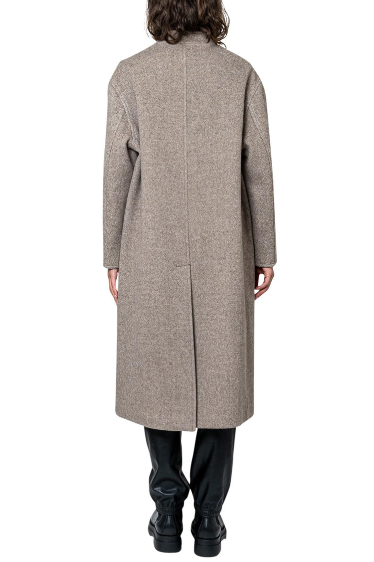 Le 17 Septembre-Wool and cashmere long trench coat-dgallerystore