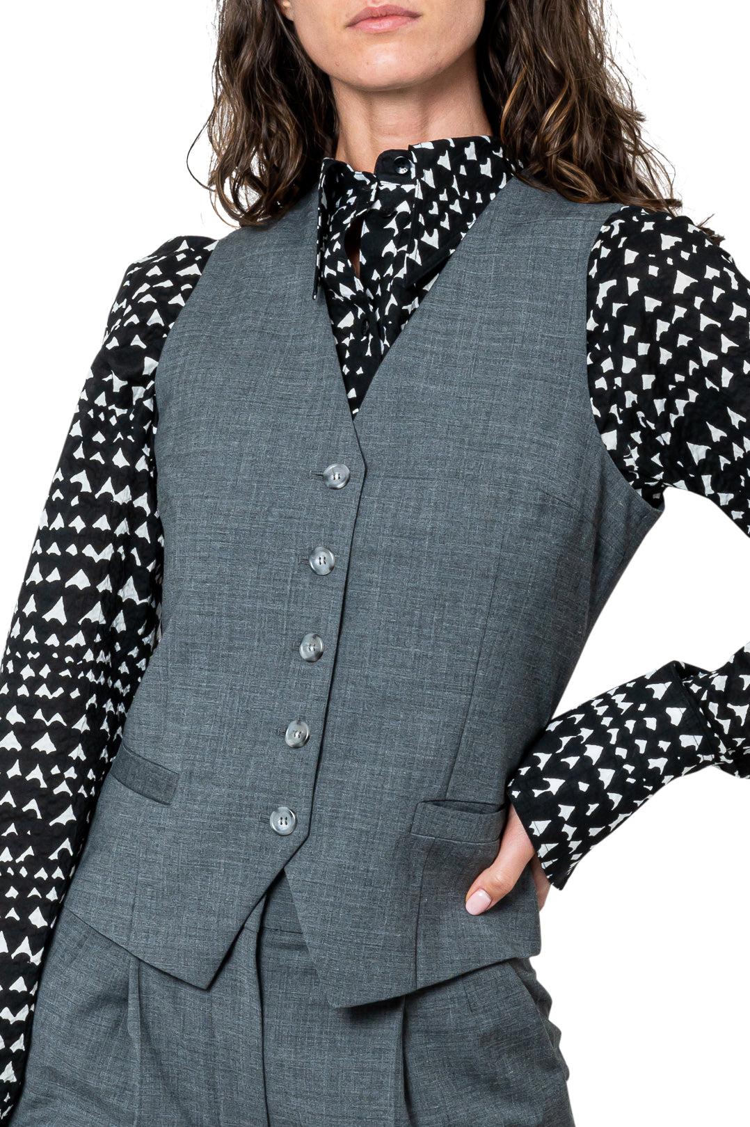 Lebrand-Kiruna wool vest-dgallerystore