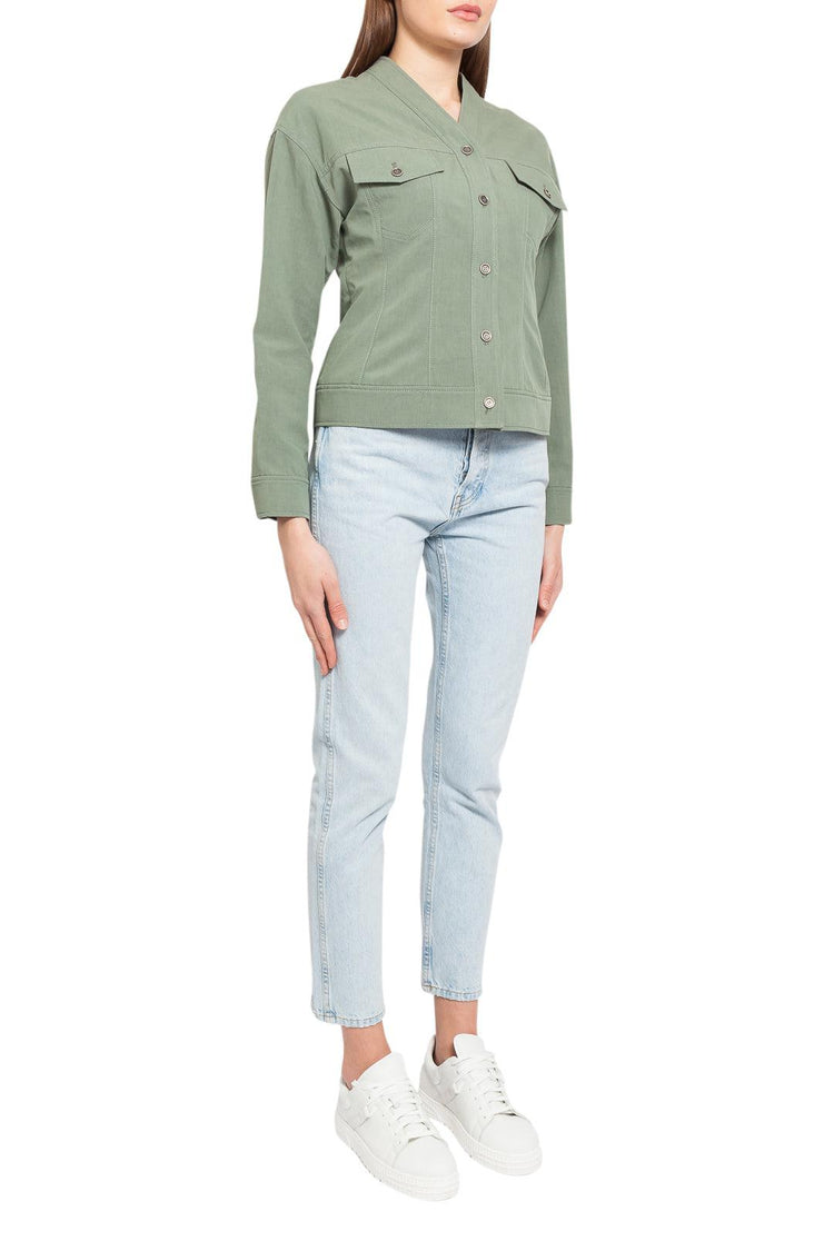 Lvir-Linen and cotton jacket-dgallerystore