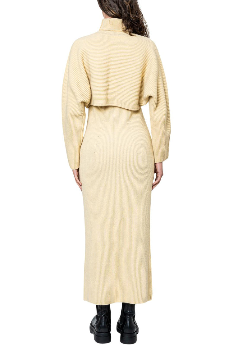Lvir-Ribbed wool long dress-dgallerystore
