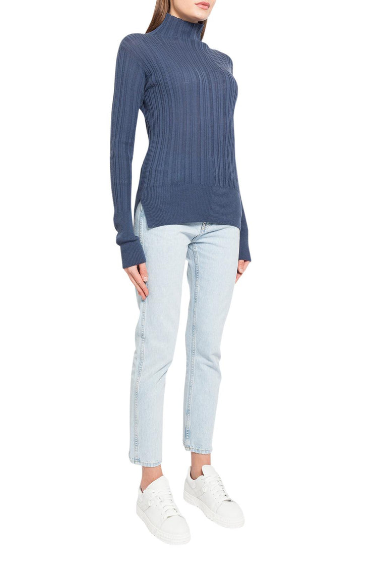 Lvir-Ribbed wool sweater-dgallerystore