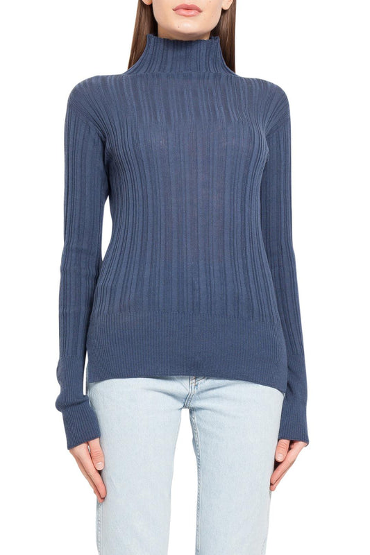 Lvir-Ribbed wool sweater-dgallerystore