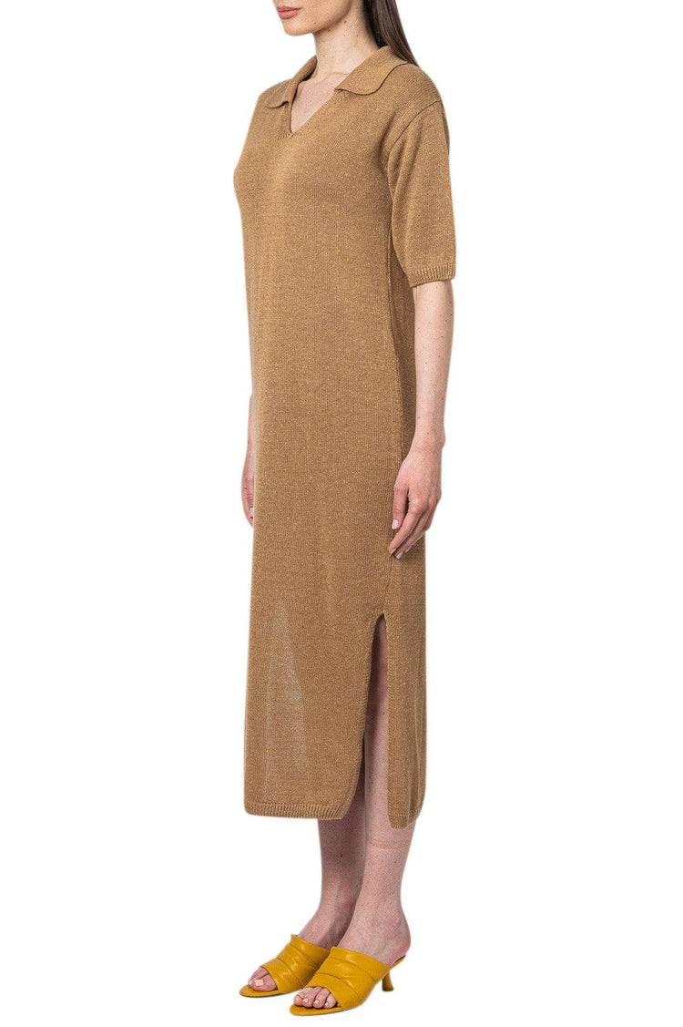 Missing You Already-Ribbed knit long dress-dgallerystore