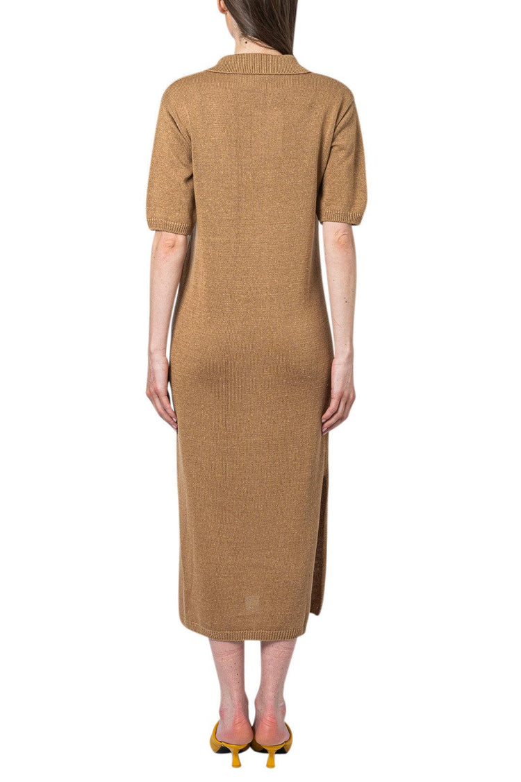 Missing You Already-Ribbed knit long dress-dgallerystore