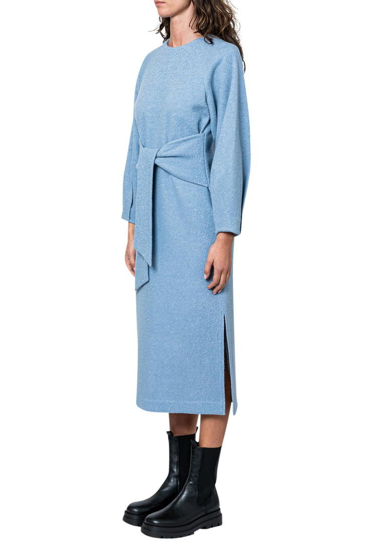 Missing You Already-Wool flared long dress-dgallerystore