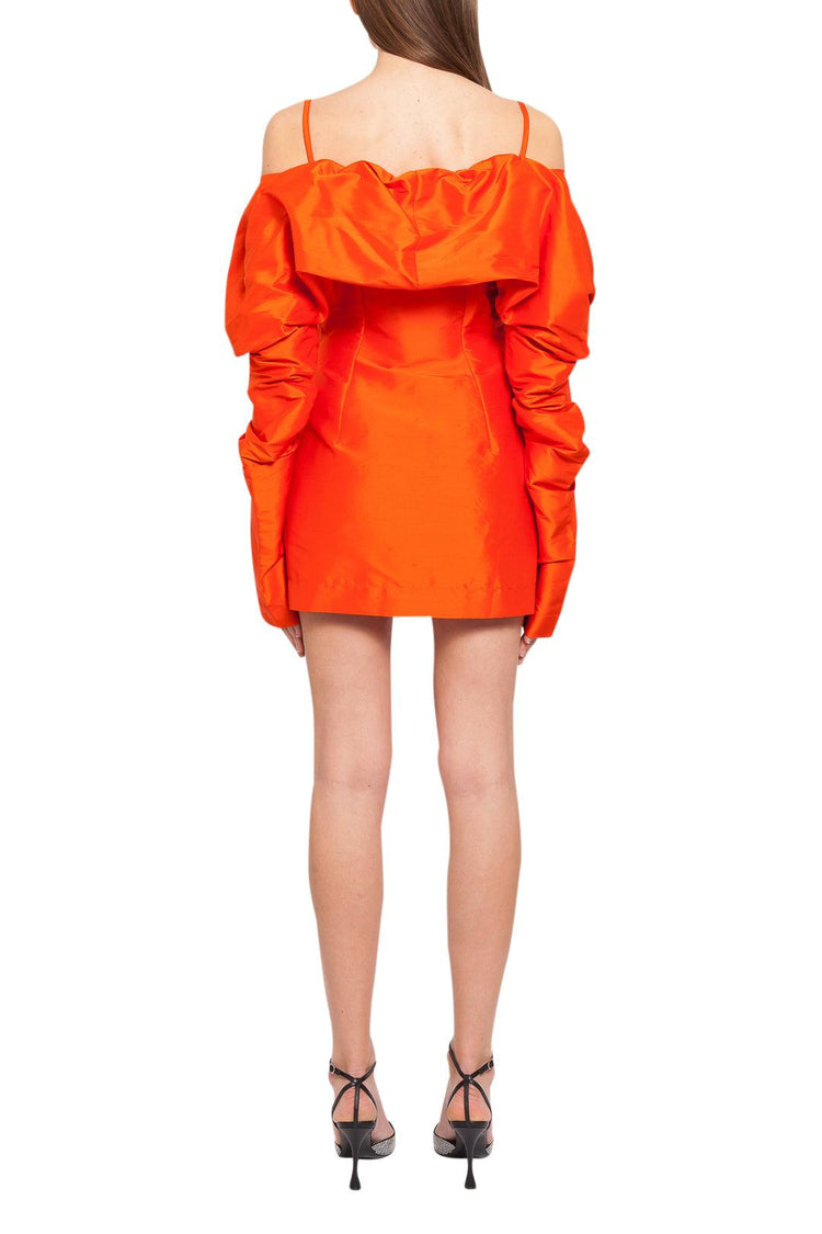 Paris Georgia-Ruffled flared mini-dress-dgallerystore