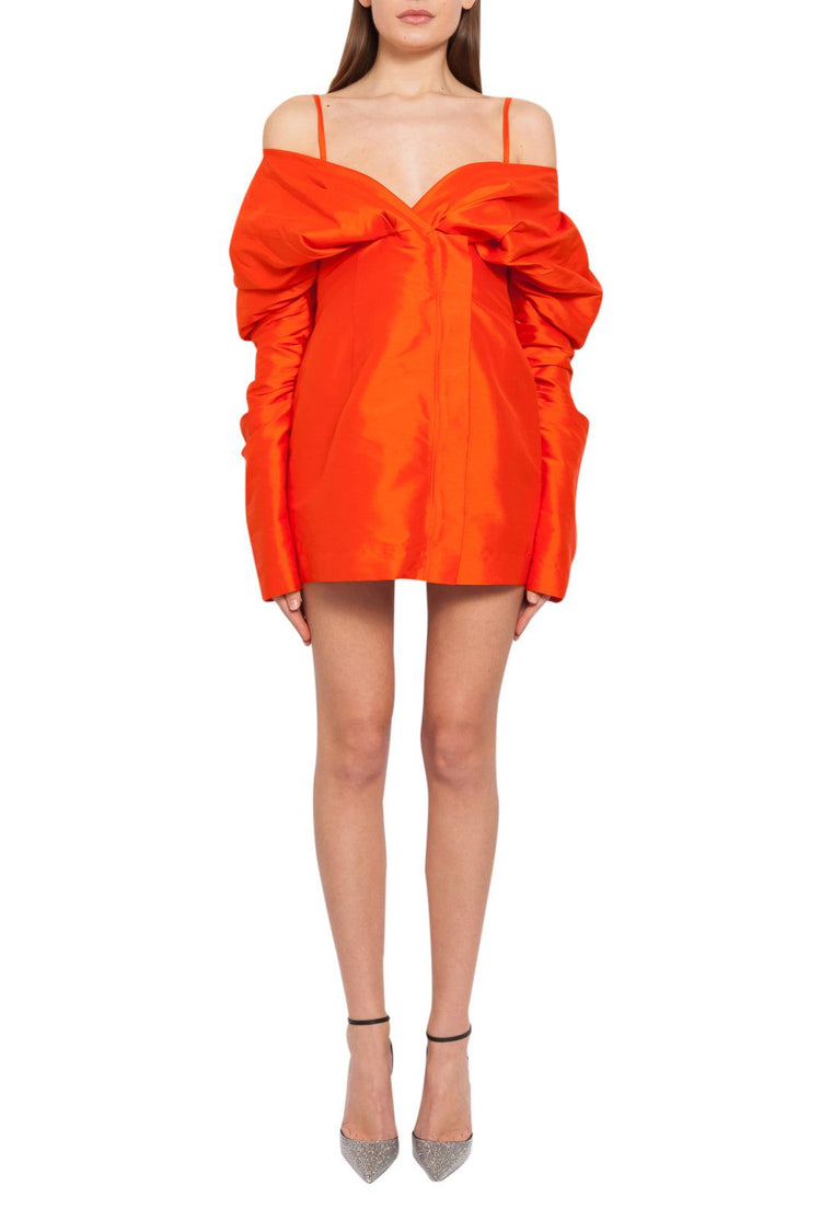 Paris Georgia-Ruffled flared mini-dress-dgallerystore