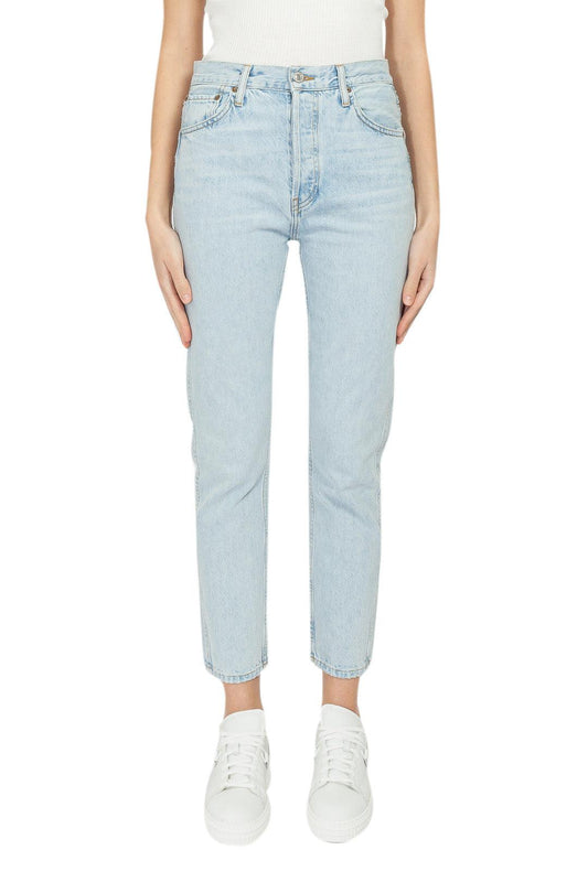 Re/Done-Straight cotton denim jeans-dgallerystore